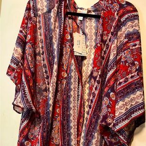 LuLaRoe Daphne cover up XL